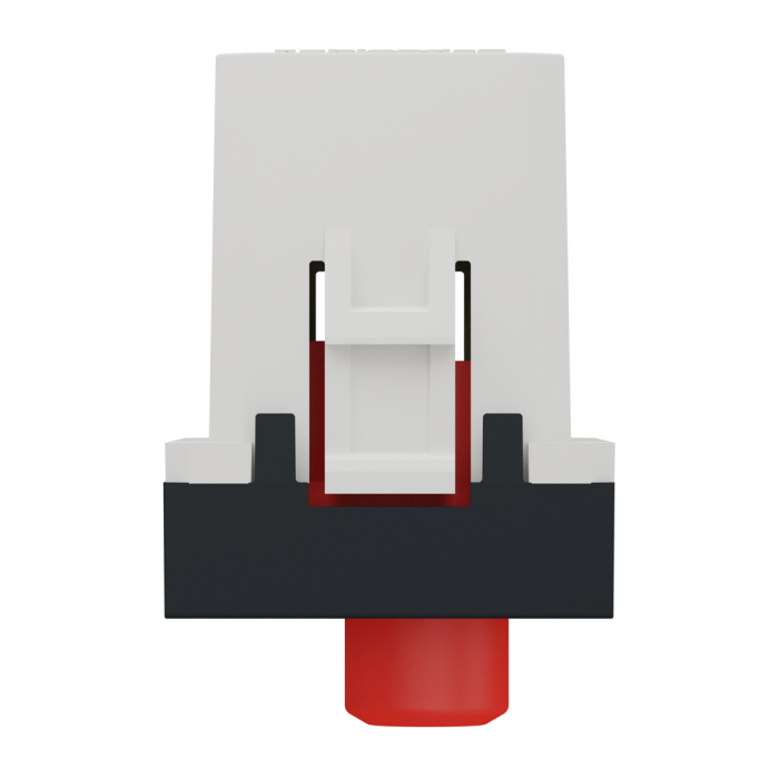 Аудіо / відео розетка, 1 модуль, чорна, Unica New, Schneider Electric [NU343154]