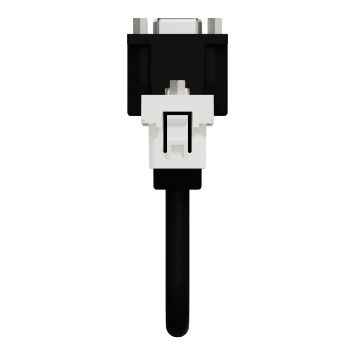 Відеорозетка, 1 модуль, біла, Unica New, Schneider Electric [NU343218]