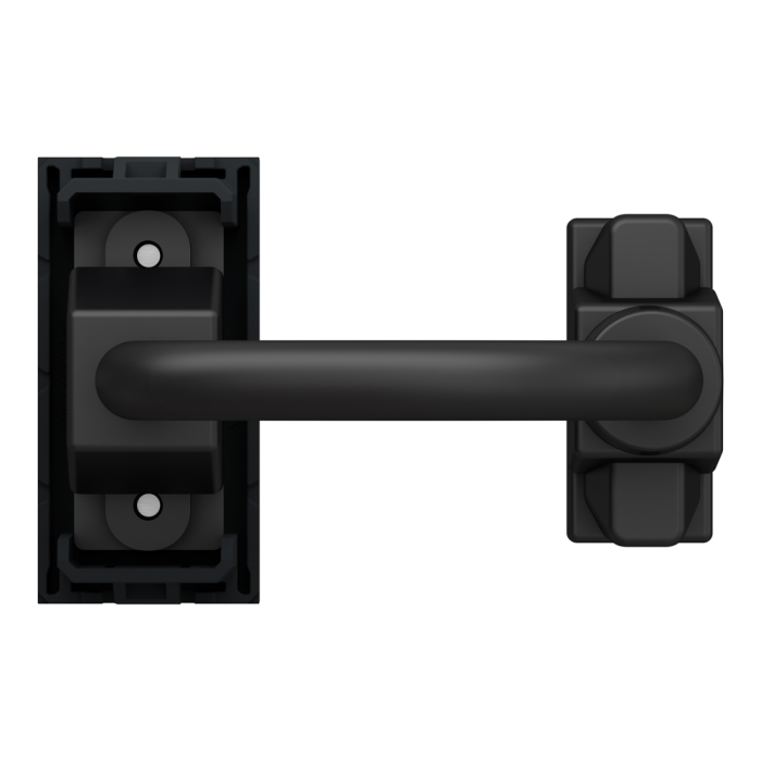 Відеорозетка, 1 модуль, чорна, Unica New, Schneider Electric [NU343254]