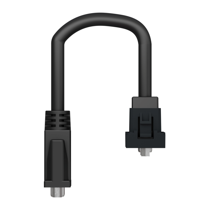 Відеорозетка, 1 модуль, чорна, Unica New, Schneider Electric [NU343254]