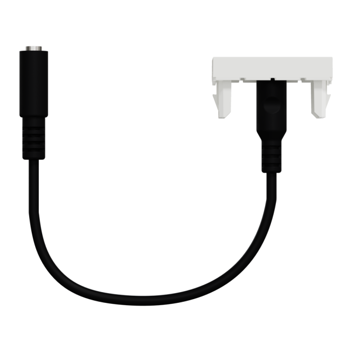 Аудіорозетка, 1 модуль, біла, Unica New, Schneider Electric [NU343318]