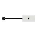 Мультимедійна розетка, біла, 1 модуль, (міні-джек), Unica New - Schneider Electric [NU343318]