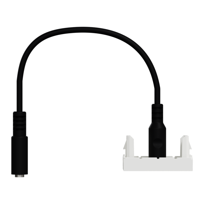 Аудіорозетка, 1 модуль, біла, Unica New, Schneider Electric [NU343318]