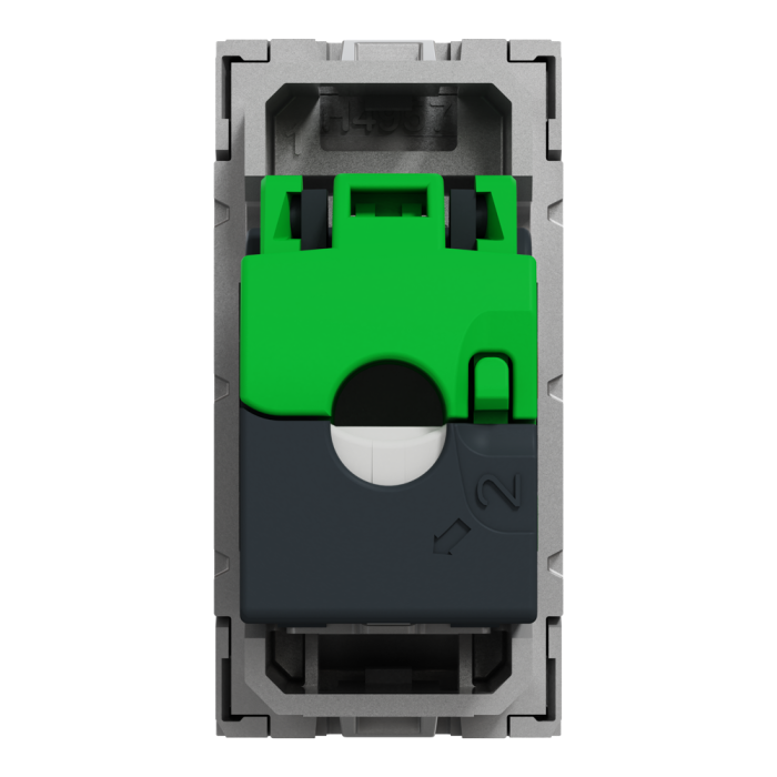 Мультимедійна розетка, 1 модуль, алюмінієва, Unica New, Schneider Electric [NU344830]