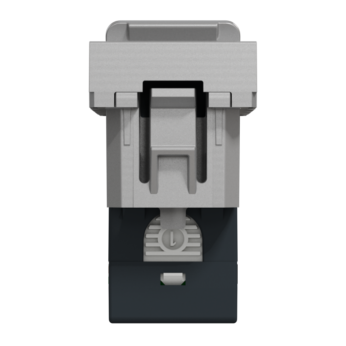 Мультимедійна розетка, 1 модуль, алюмінієва, Unica New, Schneider Electric [NU344830]