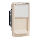 Мультимедійна розетка, 1 модуль, (S-One), Unica New - Schneider Electric [NU344844]