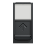 Мультимедійна розетка, чорна, 1 модуль, (S-One), Unica New - Schneider Electric [NU344854]