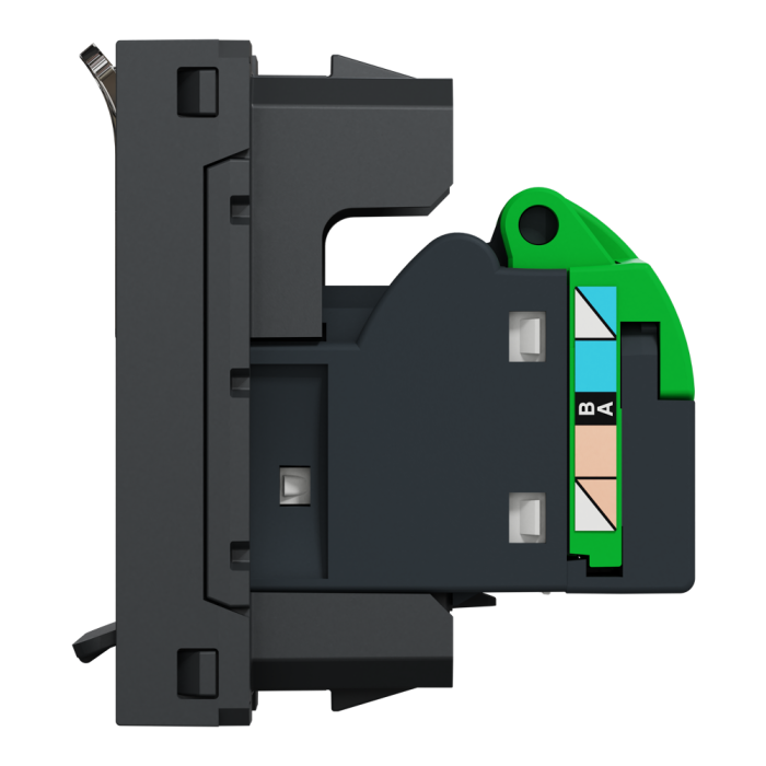 Мультимедійна розетка, 1 модуль, чорна, Unica New, Schneider Electric [NU344854]