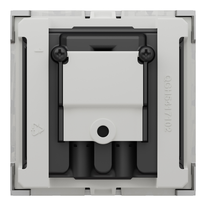 Роз'єм TV / fm, 2 модулі, алюмінієвий, Unica New, Schneider Electric [NU345130]