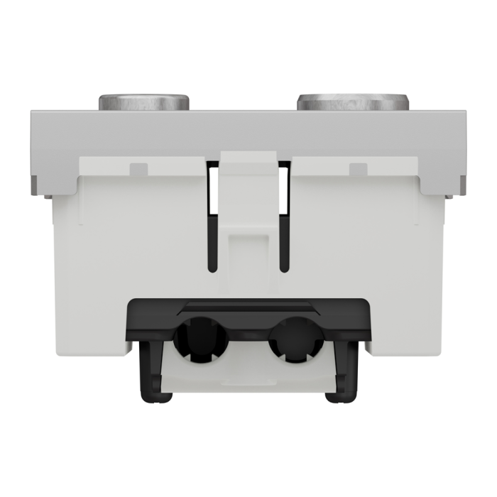 Роз'єм TV / fm, 2 модулі, алюмінієвий, Unica New, Schneider Electric [NU345130]