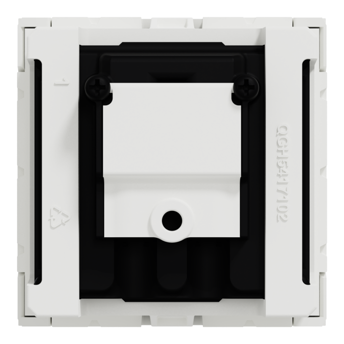Гніздо r-TV / SAT, 2 модулі, білий, Unica New, Schneider Electric [NU345418]