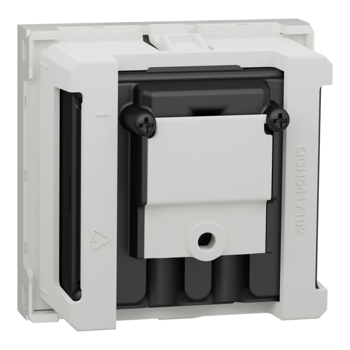 Гніздо r-TV / SAT, 2 модулі, білий, Unica New, Schneider Electric [NU345618]