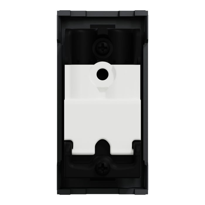 TV розетка, 1 модуль, чорна, Unica New, Schneider Electric [NU346154]