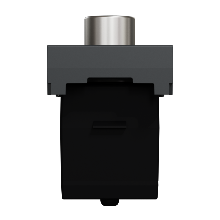 TV розетка, 1 модуль, чорна, Unica New, Schneider Electric [NU346154]