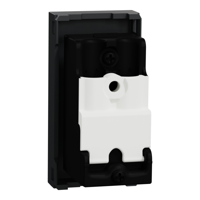 TV розетка, 1 модуль, чорна, Unica New, Schneider Electric [NU346154]