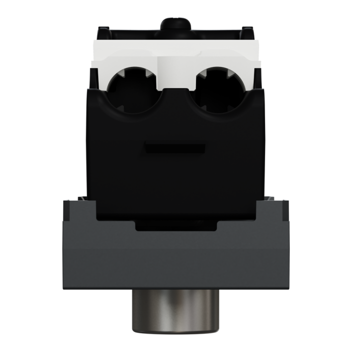 TV розетка, 1 модуль, чорна, Unica New, Schneider Electric [NU346154]