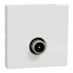 TV розетка, біла, 2 модулі, Unica New - Schneider Electric [NU346218]