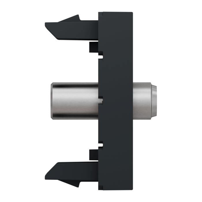 TV розетка, 1 модуль, чорна, Unica New, Schneider Electric [NU346854]