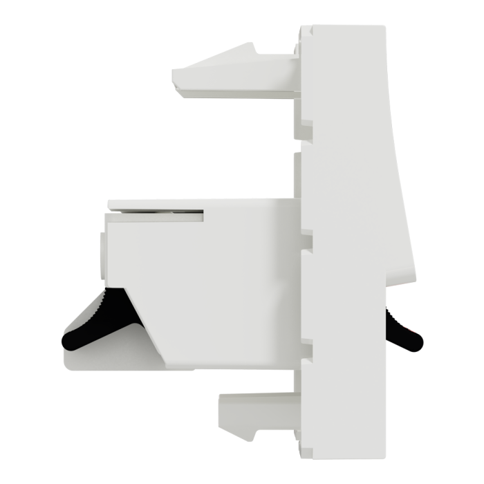 Гніздо гучномовця, 2 модулі, біла, Unica New, Schneider Electric [NU348618]