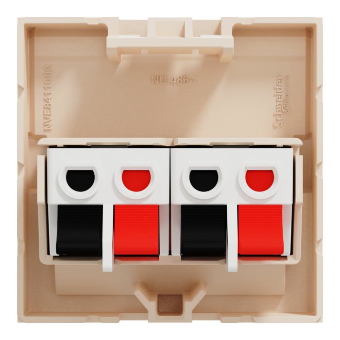 Гніздо гучномовця, 2 модулі, Unica New, Schneider Electric [NU348644]