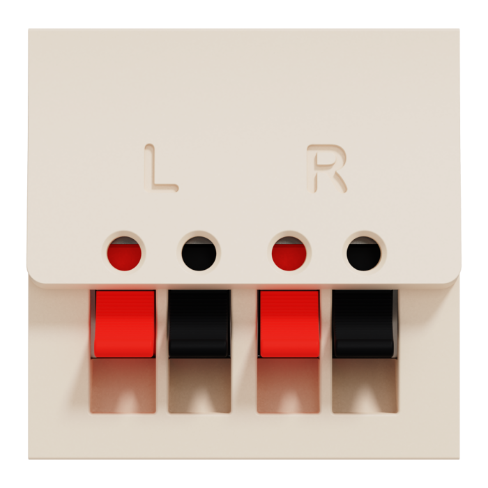 Гніздо гучномовця, 2 модулі, Unica New, Schneider Electric [NU348644]