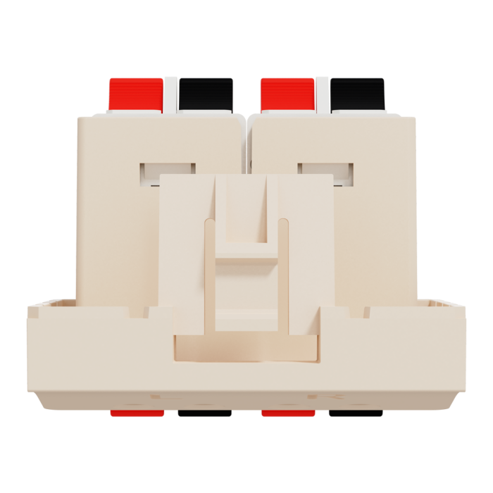 Гніздо гучномовця, 2 модулі, Unica New, Schneider Electric [NU348644]