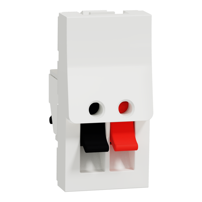 Гніздо гучномовця, 1 модуль, біла, Unica New, Schneider Electric [NU348718]