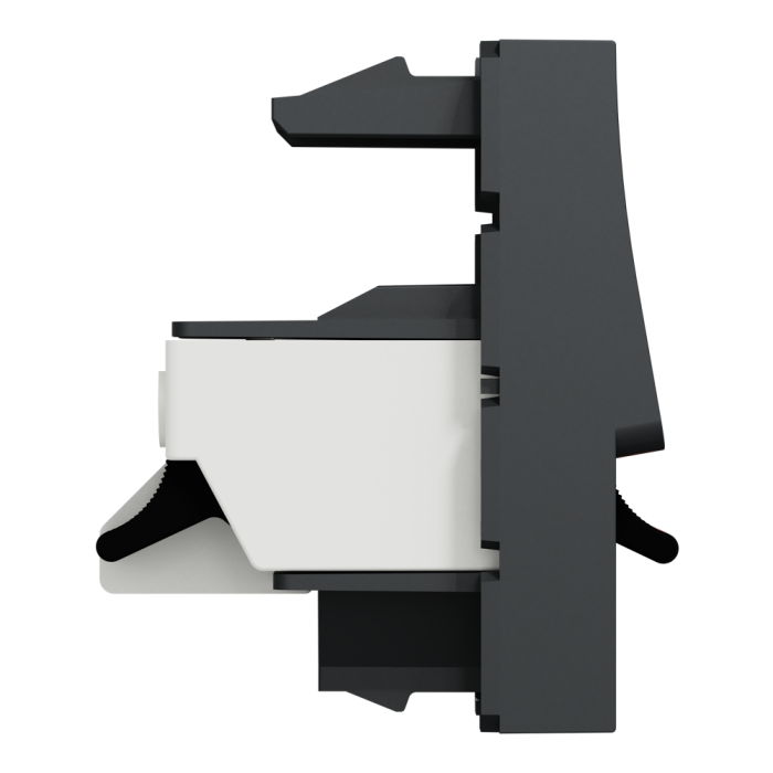 Гніздо гучномовця, 1 модуль, чорна, Unica New, Schneider Electric [NU348754]
