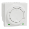Термостат, 2 модулі, білий, Unica New, Schneider Electric [NU350118]