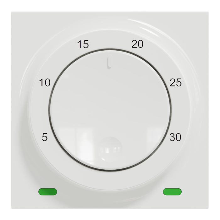 Термостат, 2 модулі, білий, Unica New, Schneider Electric [NU350118]
