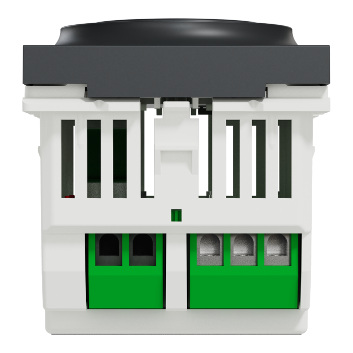 Термостат, 2 модулі, чорний, Unica New, Schneider Electric [NU350154]