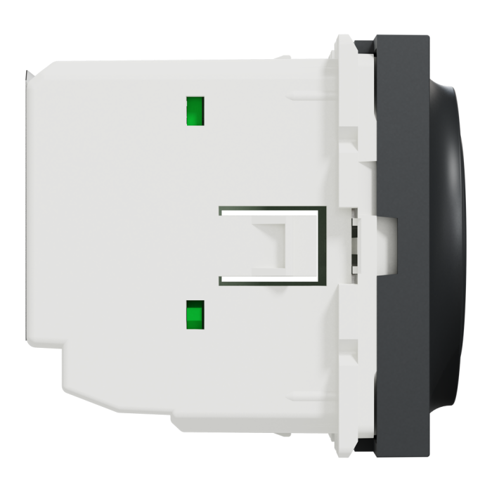 Термостат, 2 модулі, чорний, Unica New, Schneider Electric [NU350154]