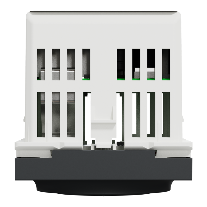 Термостат, 2 модулі, чорний, Unica New, Schneider Electric [NU350154]