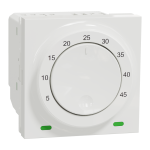 Термостат, білий, 2 модулі, Unica New - Schneider Electric [NU350318]