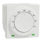 Термостат, 2 модулі, білий, Unica New, Schneider Electric [NU350318]