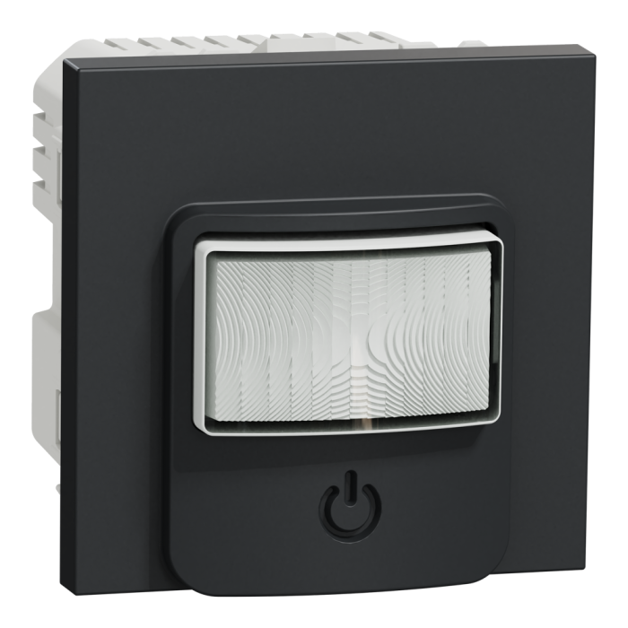 Датчик руху, 10 А, 2 модулі, чорний, Unica New, Schneider Electric [NU352554]