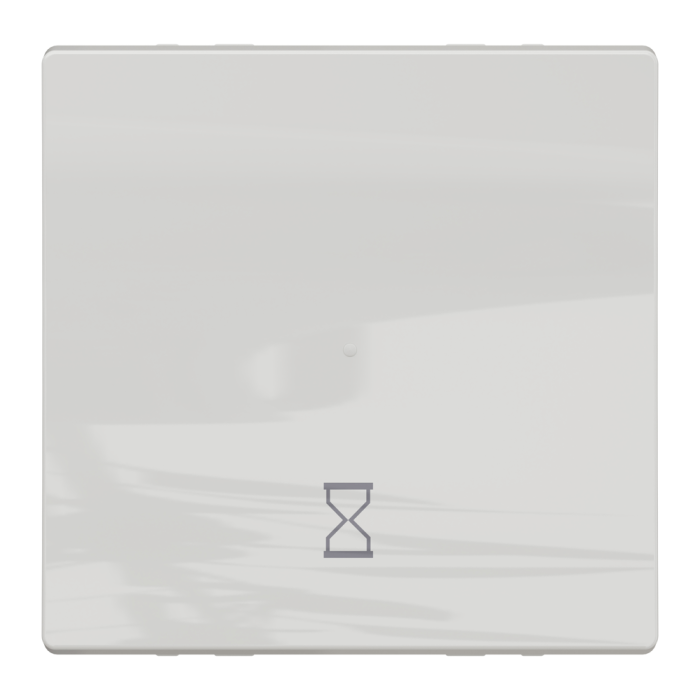 Таймер, 1-клавішний, 10 А, 2 модулі, білий, Unica New, Schneider Electric [NU353518]