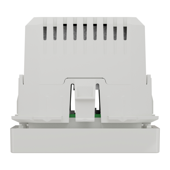 Таймер, 1-клавішний, 10 А, 2 модулі, білий, Unica New, Schneider Electric [NU353518]