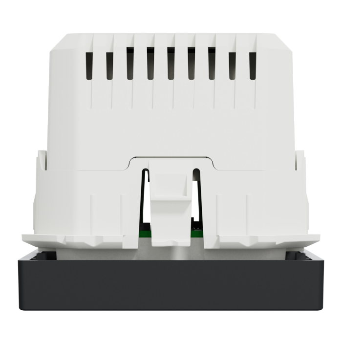 Таймер, 1-клавішний, 10 А, 2 модулі, чорний, Unica New, Schneider Electric [NU353554]