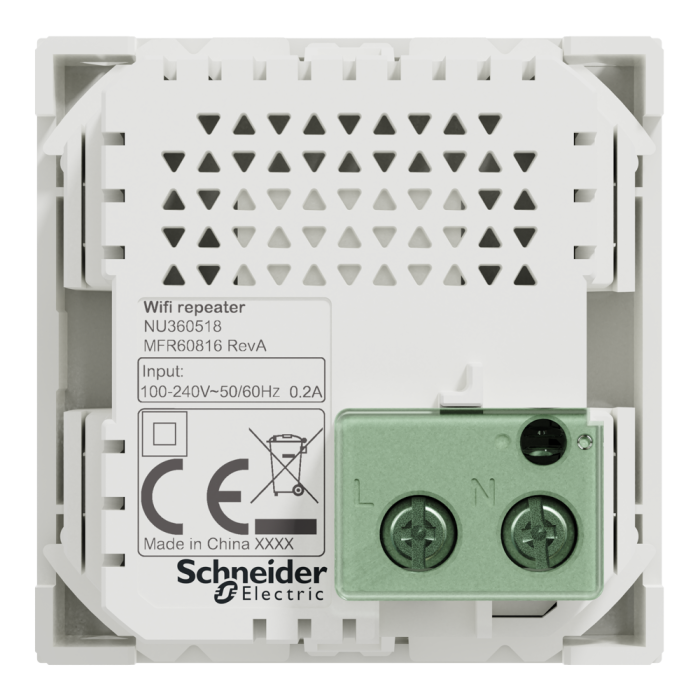 Бездротовий ретранслятор, білий, Unica New, Schneider Electric [NU360518]