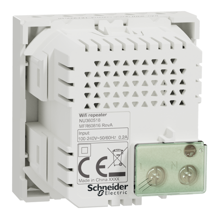 Бездротовий ретранслятор, білий, Unica New, Schneider Electric [NU360518]