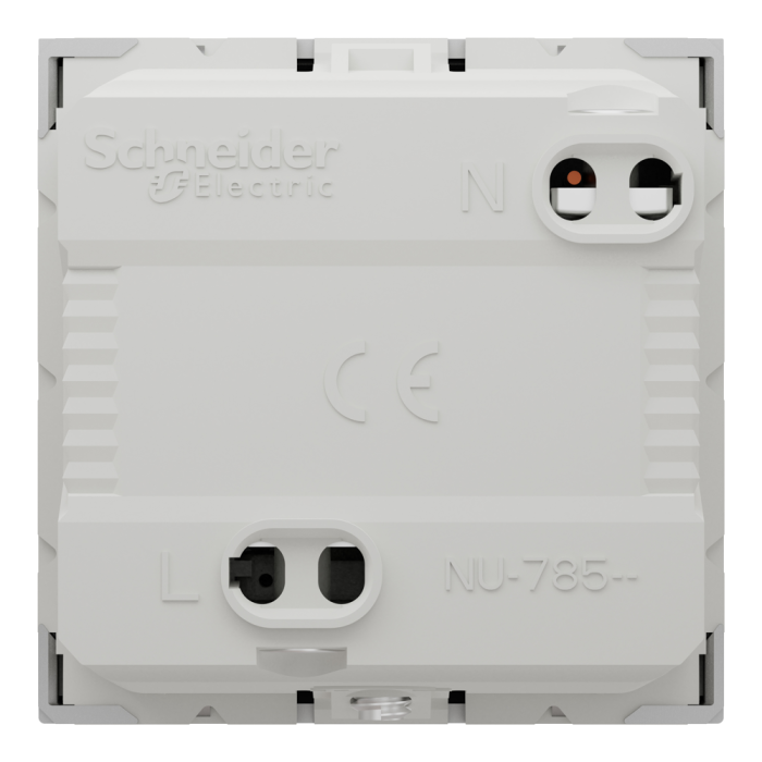 Зумер, 2 модулі, алюмінієвий, Unica New, Schneider Electric [NU378530]