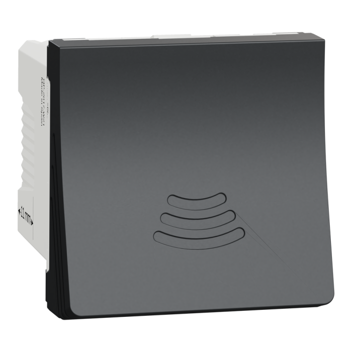 Зумер, 2 модулі, чорний, Unica New, Schneider Electric [NU378554]