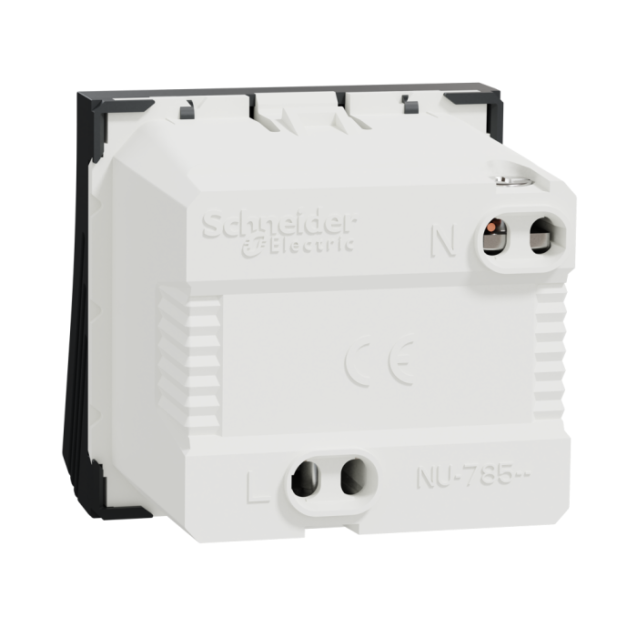 Зумер, 2 модулі, чорний, Unica New, Schneider Electric [NU378554]