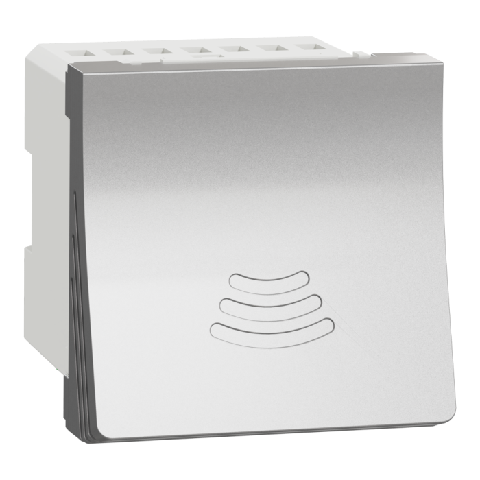 Електронний дверний дзвінок, 2 модулі, алюмінієвий, Unica New, Schneider Electric [NU378630]