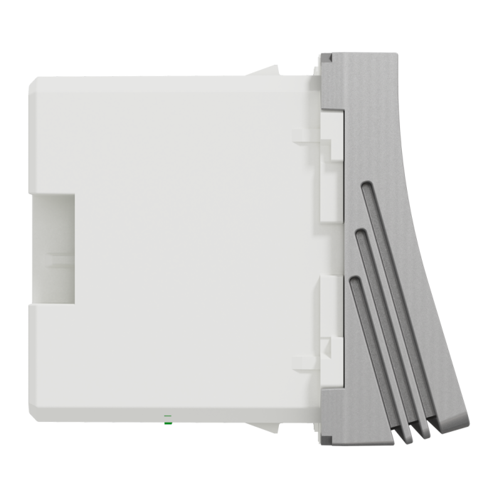 Електронний дверний дзвінок, 2 модулі, алюмінієвий, Unica New, Schneider Electric [NU378630]