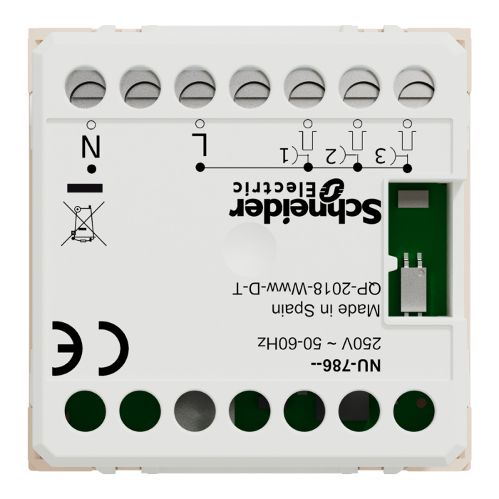 Електронний дверний дзвінок, 2 модулі, Unica New, Schneider Electric [NU378644]