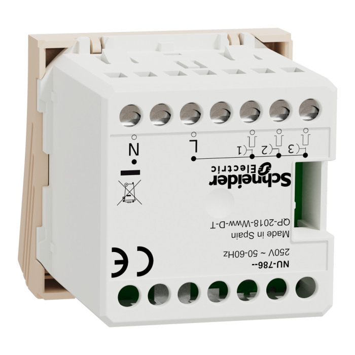 Електронний дверний дзвінок, 2 модулі, Unica New, Schneider Electric [NU378644]