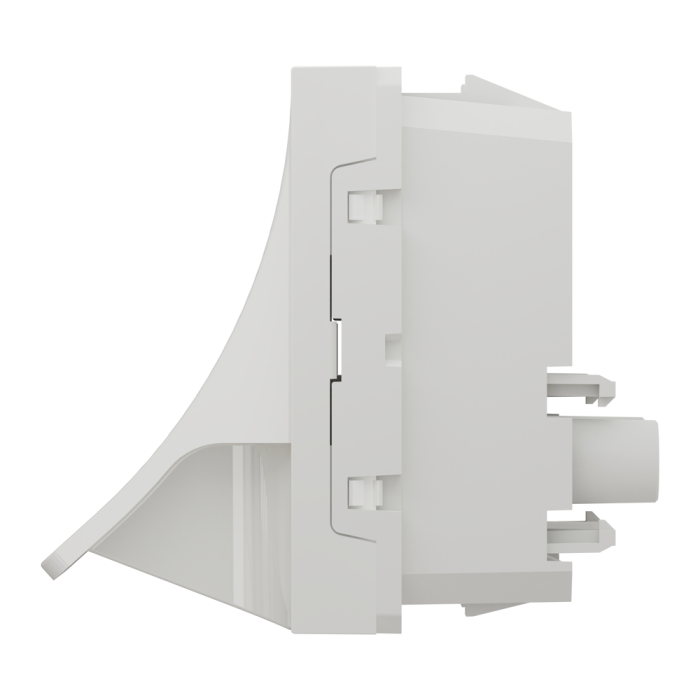 Вивід кабелю, 16 А, 2 модулі, білий, Unica New, Schneider Electric [NU386218]