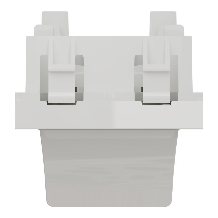 Вивід кабелю, 16 А, 2 модулі, білий, Unica New, Schneider Electric [NU386218]